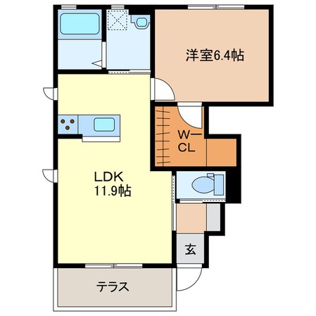 オートソーレの物件間取画像